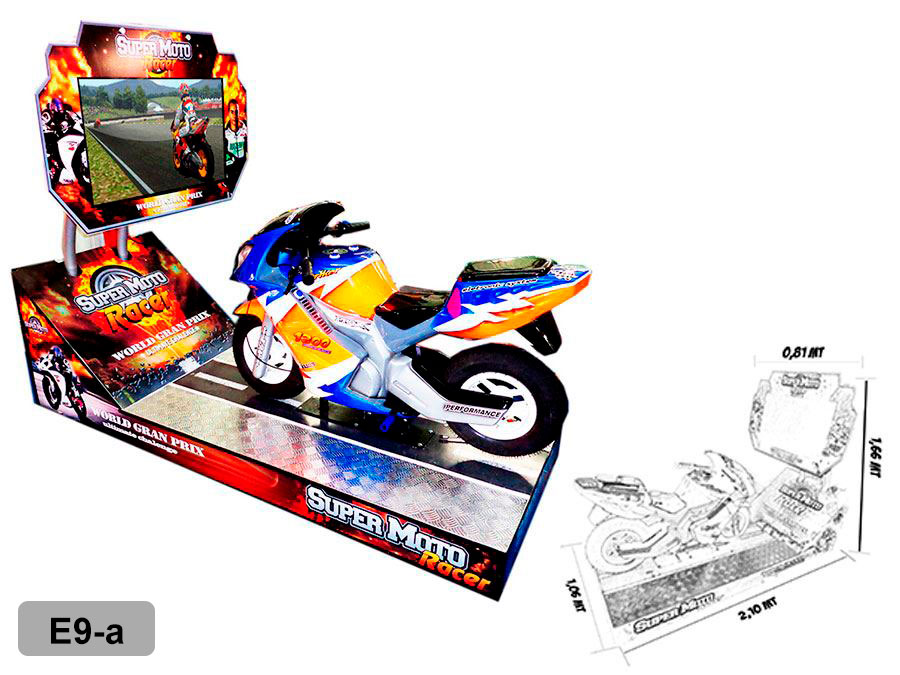 Super Moto Racer  Brinquedos Para Parques