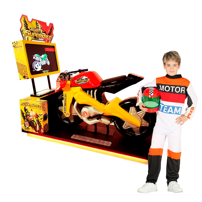 Moto Raging Corrida Infantil - Bs Toys