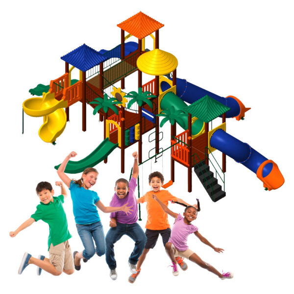 Playground Para Área Externa Nogueira Brinquedos Kid-Play